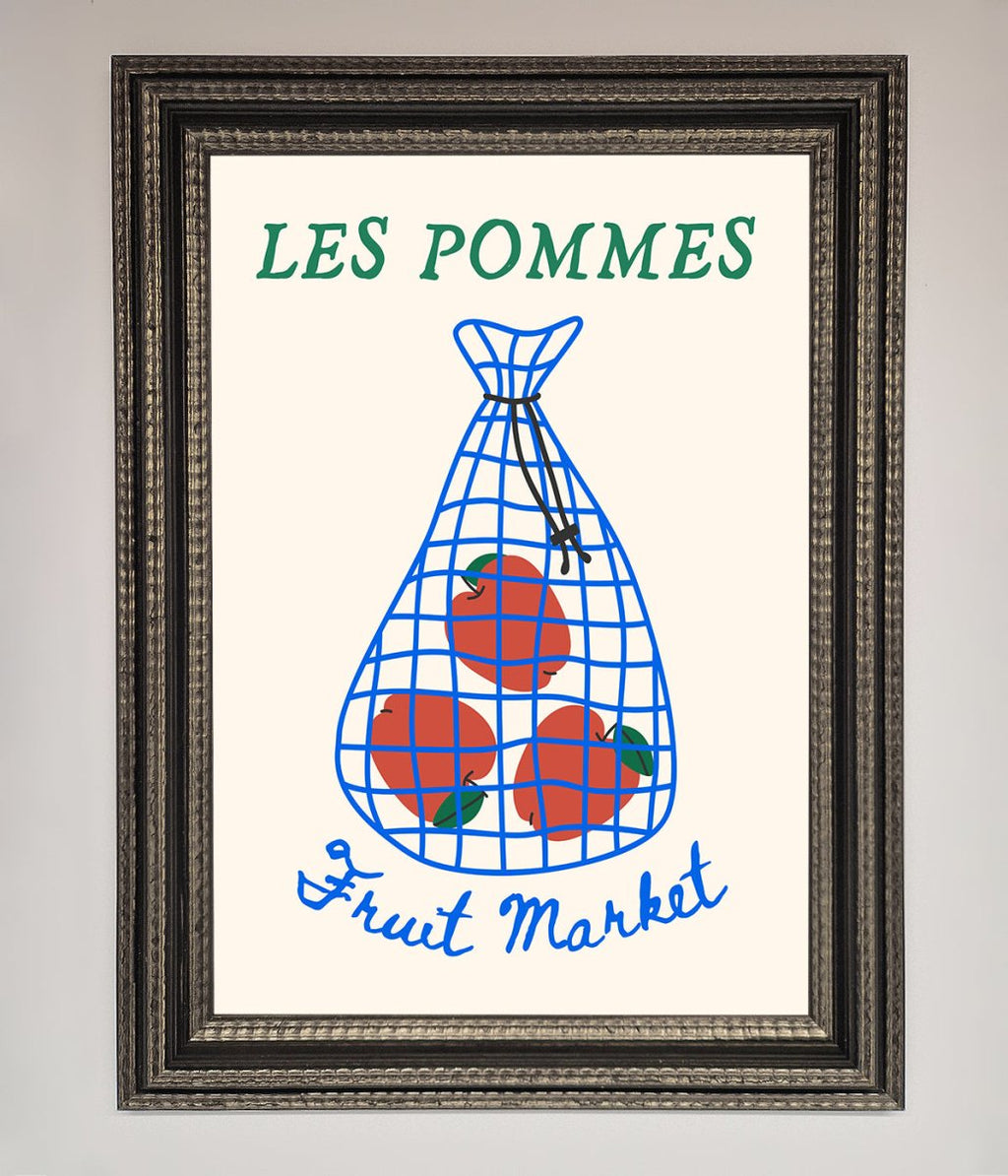 Les Pommes Framed Print