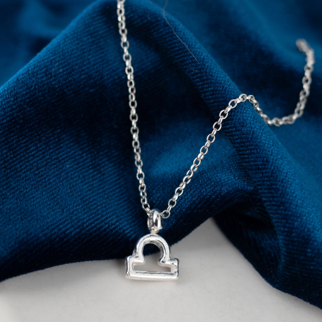 Silver Zodiac Pendant Necklace