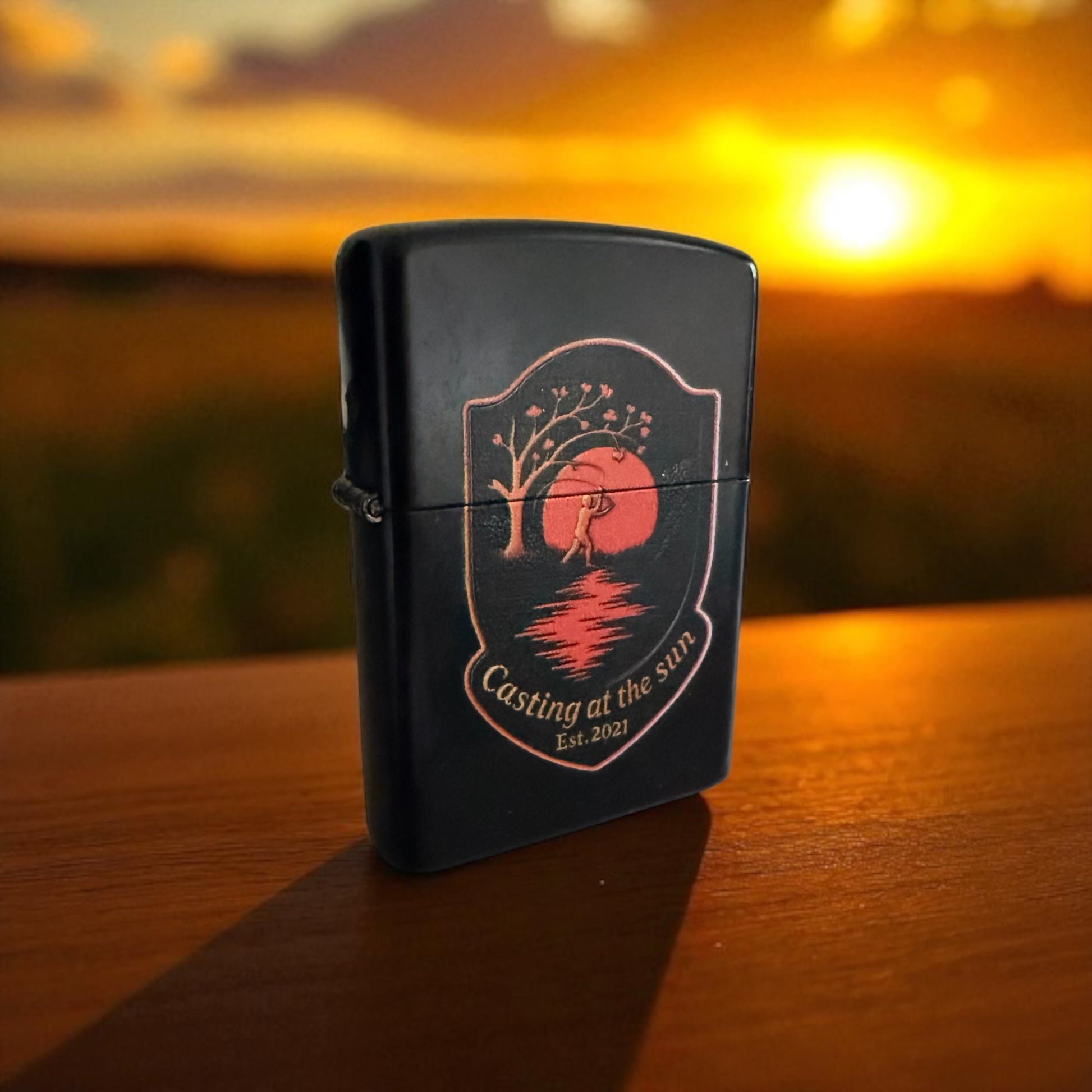 Casting At The Sun Windproof Jet Flame Lighter