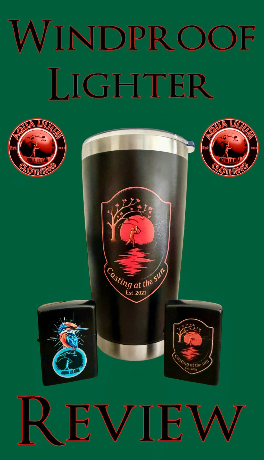 Kingfisher Windproof jet flamed lighter