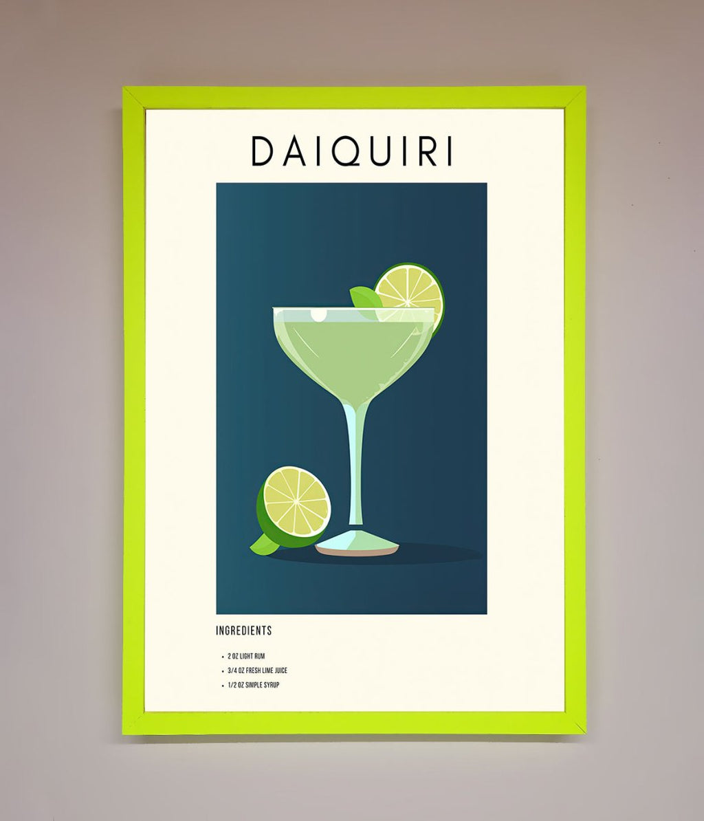 Lime Daiquiri Framed Poster
