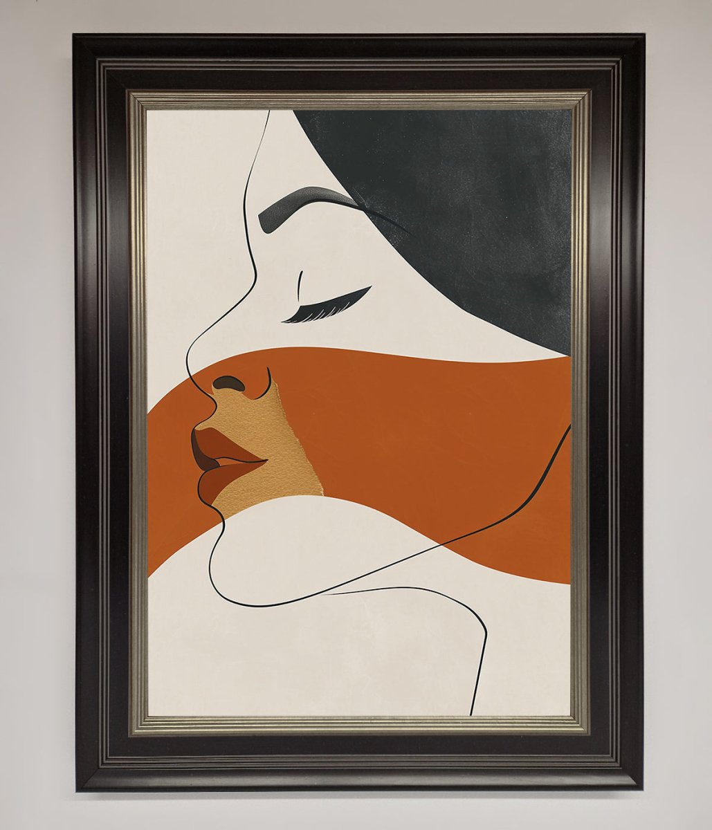 Line Drawing Flow Framed Wall Art