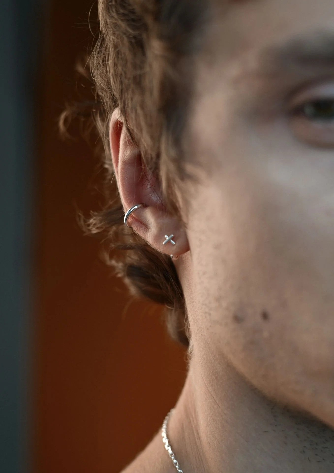 NO MORE Silver Line Ear Cuffs - No Piercing Needed, Handmade, Sustainable & Stylish by NO MORE at www.brixbailey.com