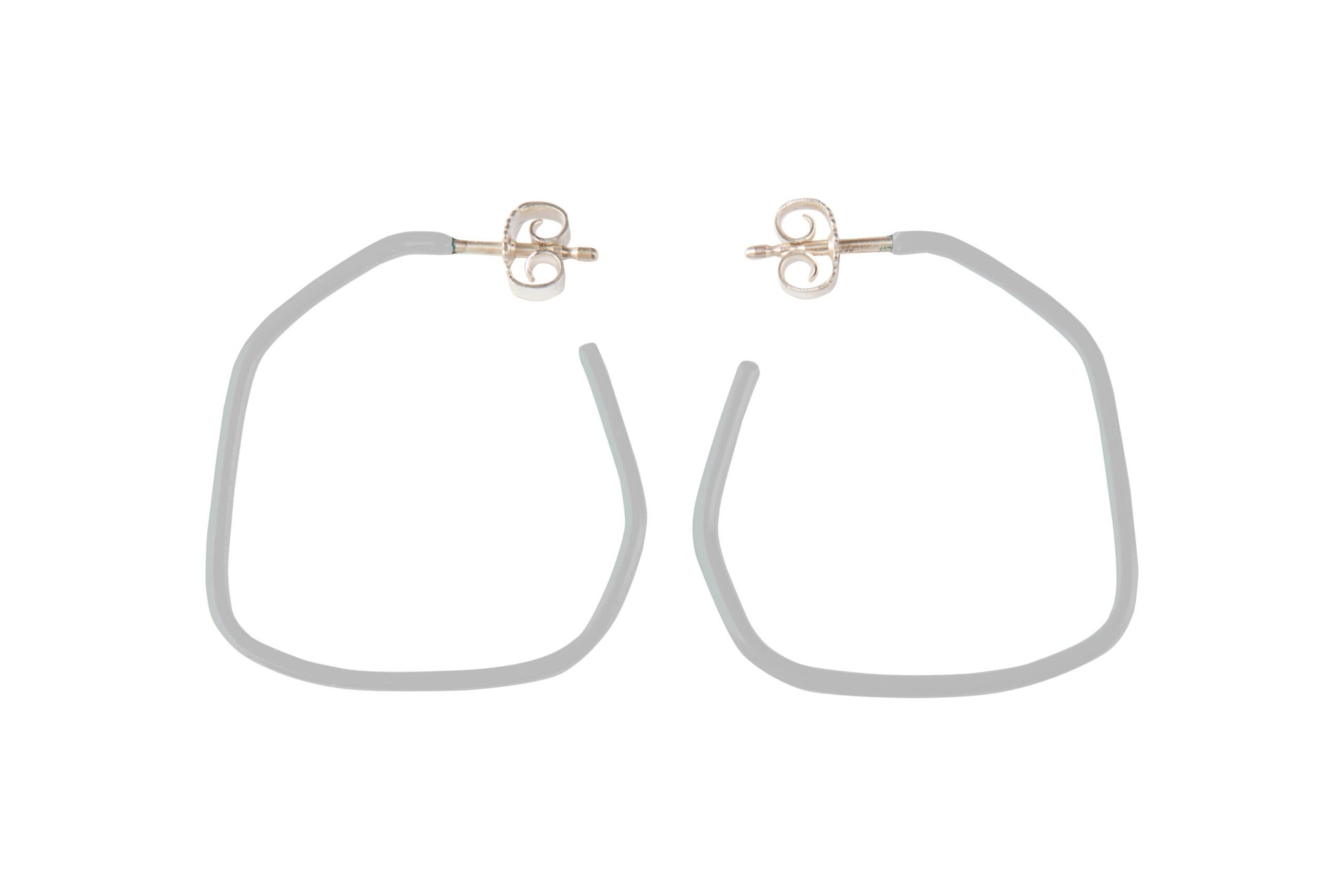LINE Earrings - Delicate & Light Jewelry by Lisa Kroeber - Handcrafted in Estonia by Lisa Kroeber Jewellery at www.brixbailey.com