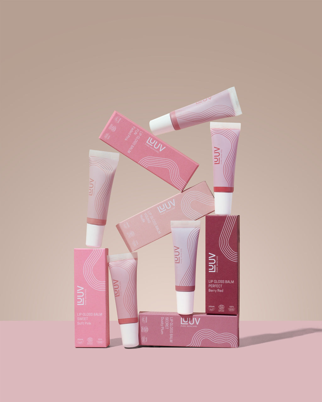 LUUV Lip Gloss Balm - Vegan, Eco-Friendly & Nourishing Lip Care with Natural Plum Oil and Candelilla Wax by LUUV at www.brixbailey.com