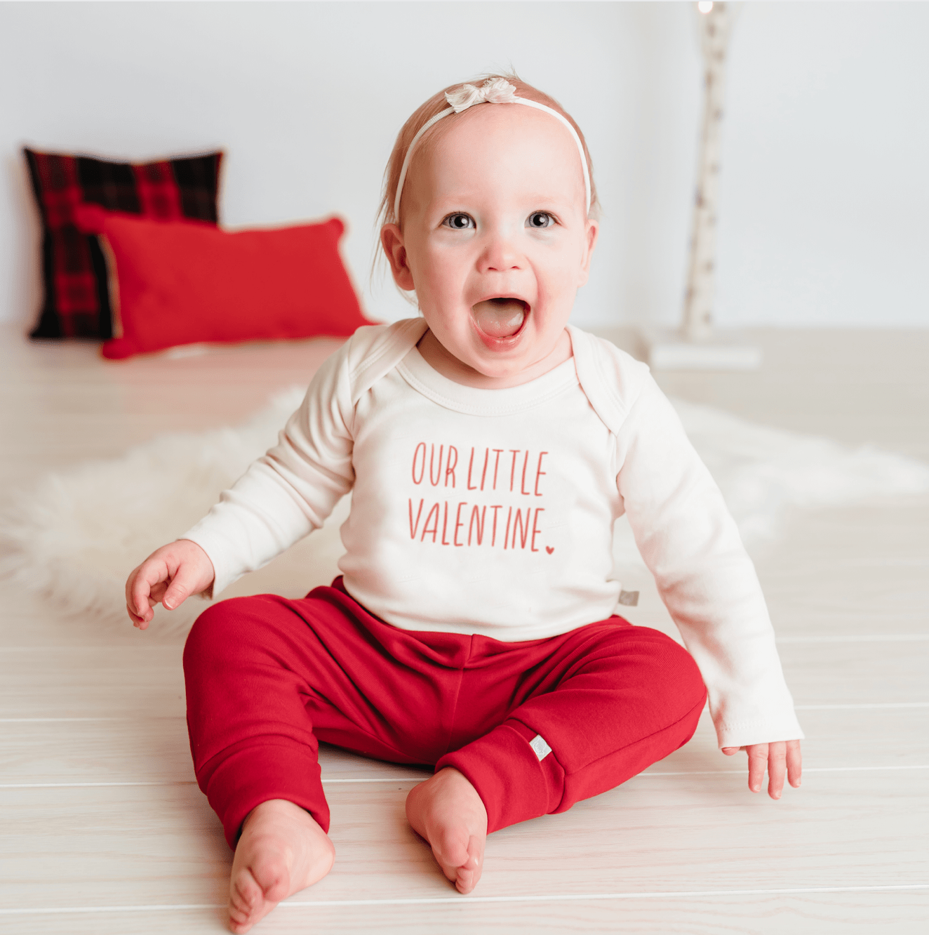 Long Sleeve Graphic Bodysuit Little Valentine