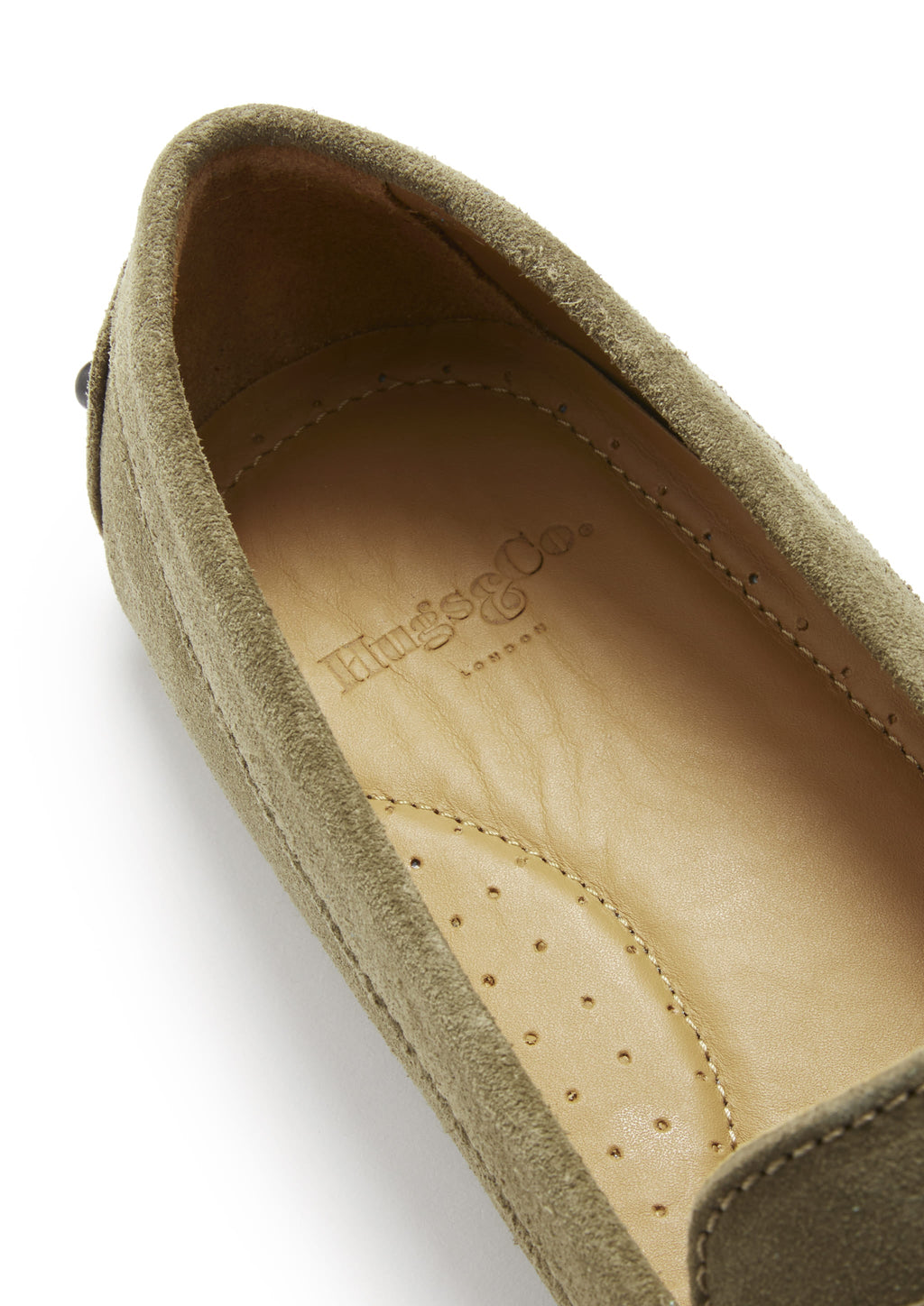 Women's Penny Driving Loafers in Truffle Suede