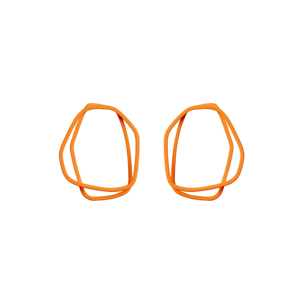 LOOPS Organic Shaped Colorful Earrings - Lightweight & Handcrafted in Estonia by Lisa Kroeber Jewellery at www.brixbailey.com
