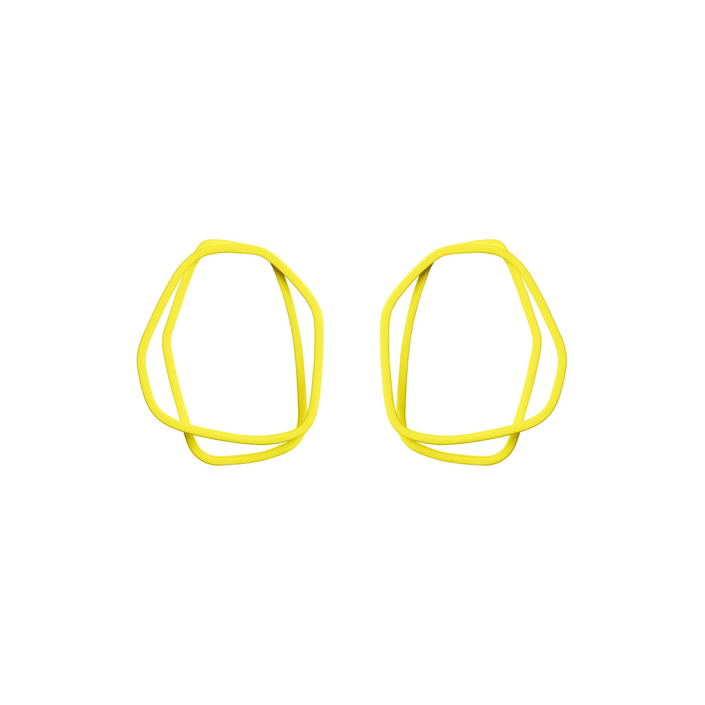 LOOPS Organic Shaped Earrings - Lightweight & Colorful by Lisa Kroeber Jewellery by Lisa Kroeber Jewellery at www.brixbailey.com