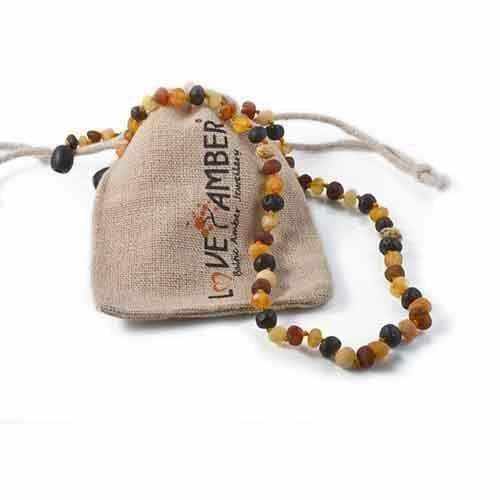 Child Raw Mixed Baltic Amber Necklace
