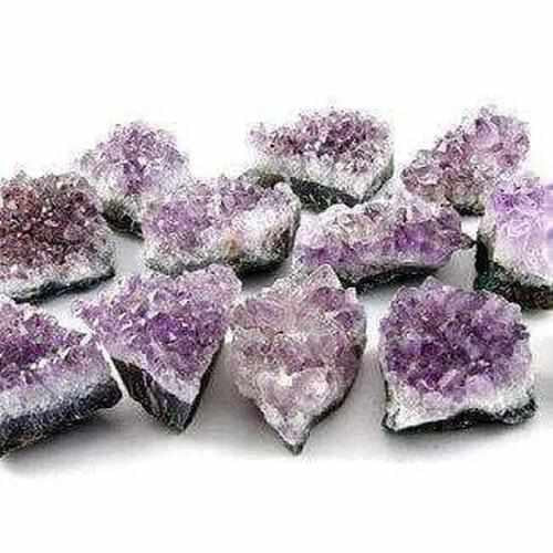 Pisces Birthstone Amethyst Mini Cluster Druzy Crystal
