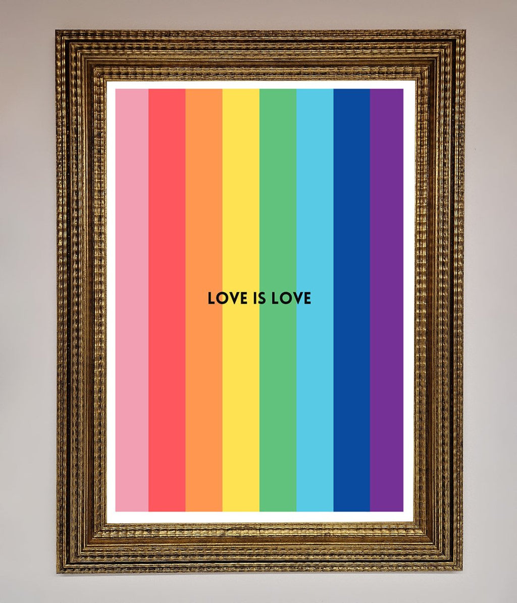 Love Is Love Framed Print