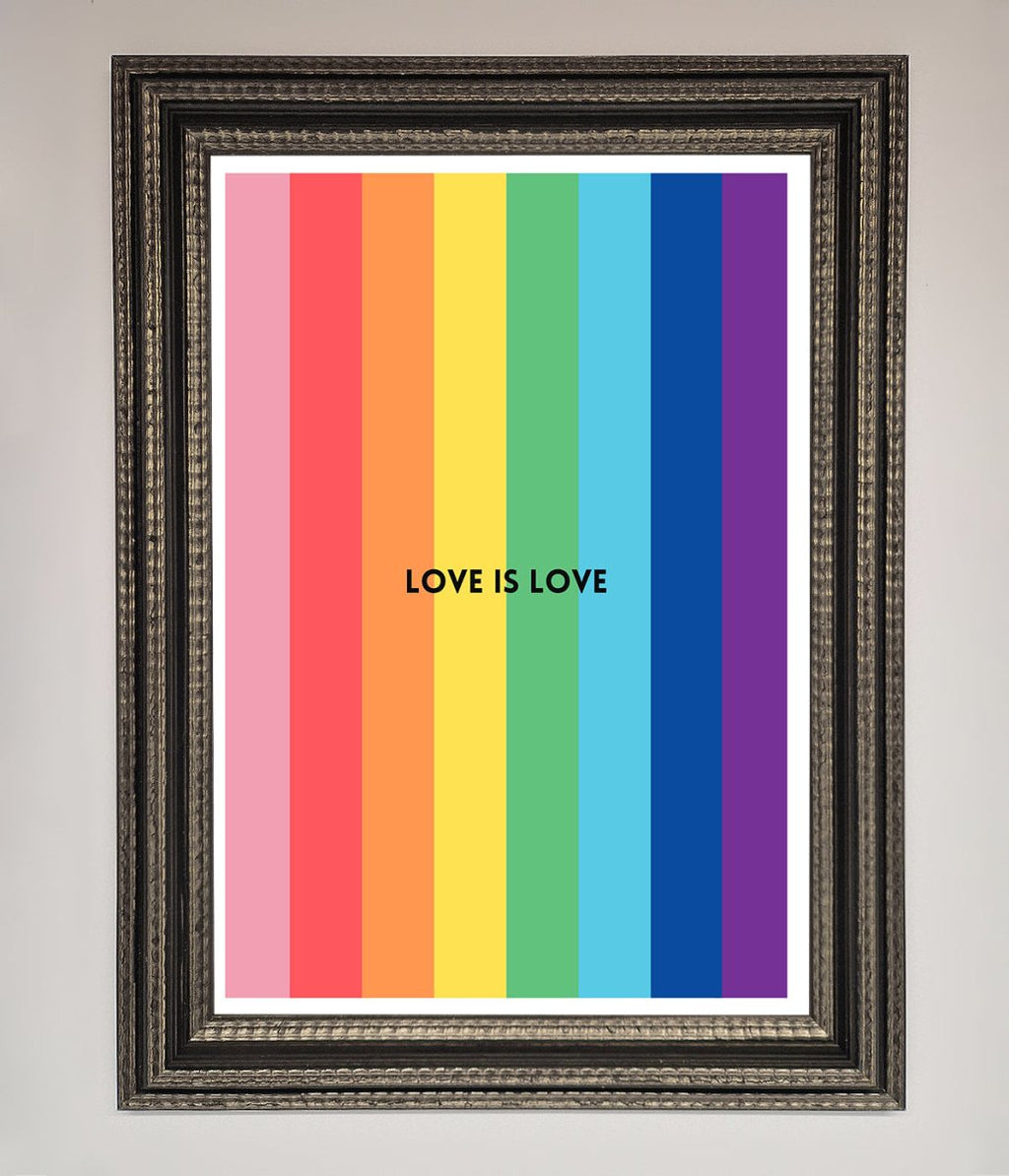 Love Is Love Framed Print