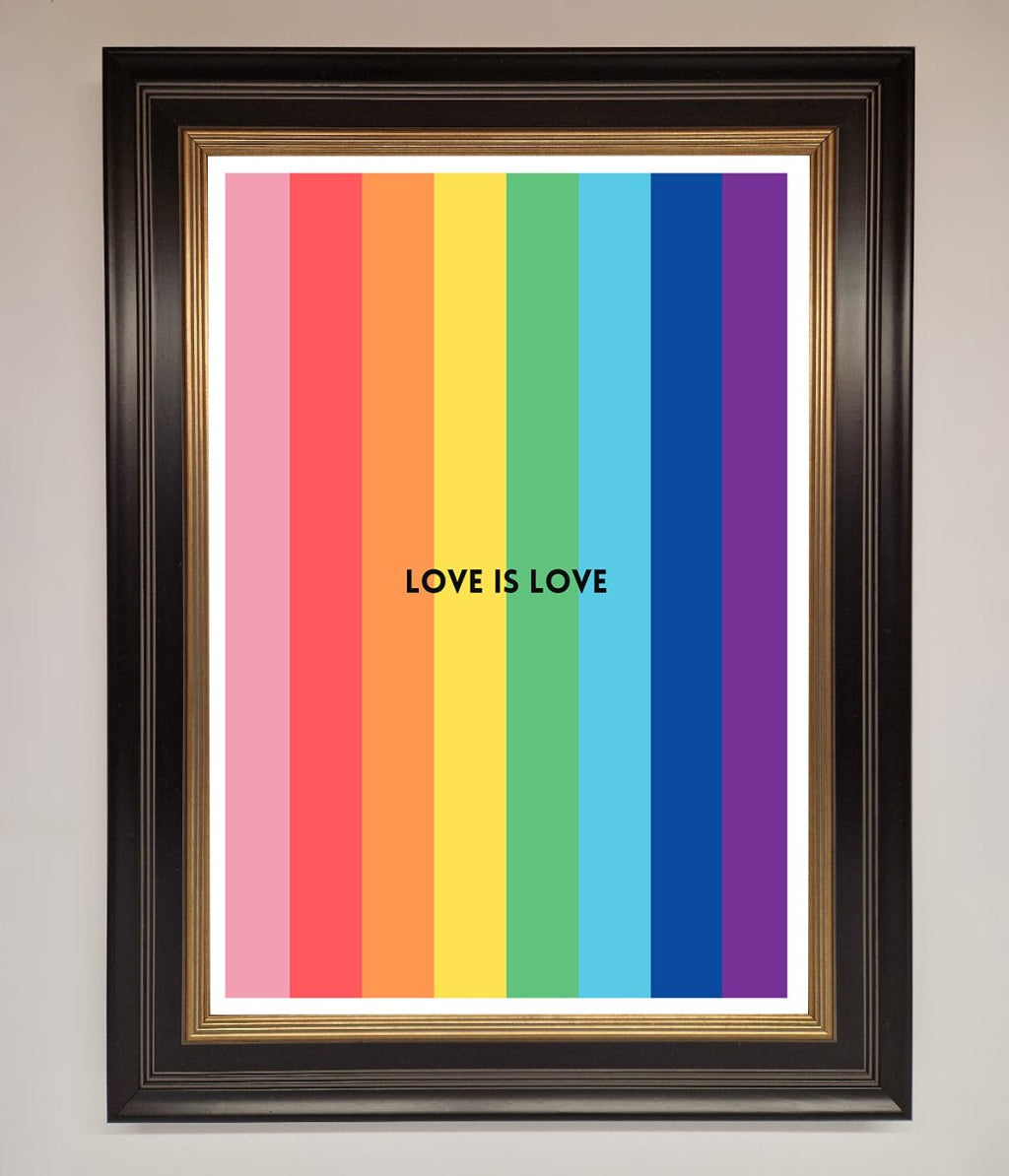Love Is Love Framed Print