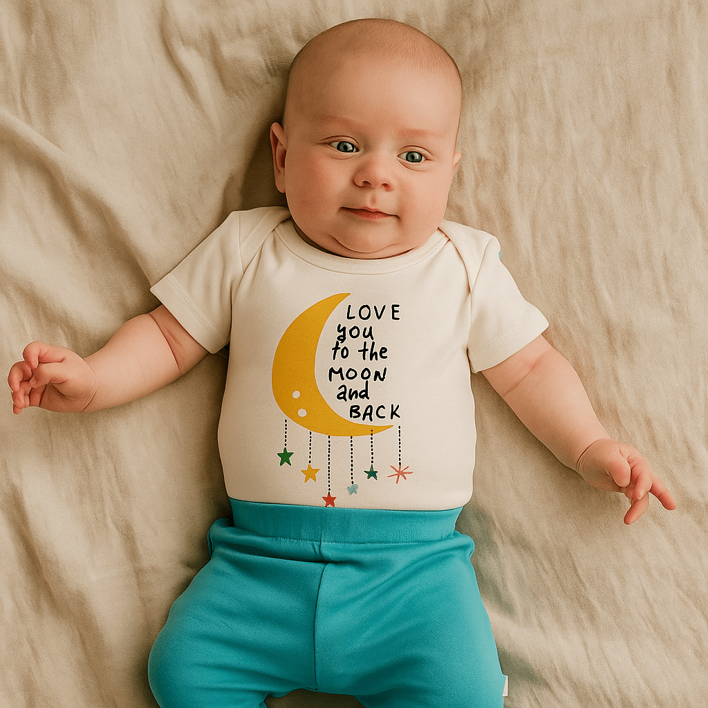Moon and Back Organic Baby Gift Set