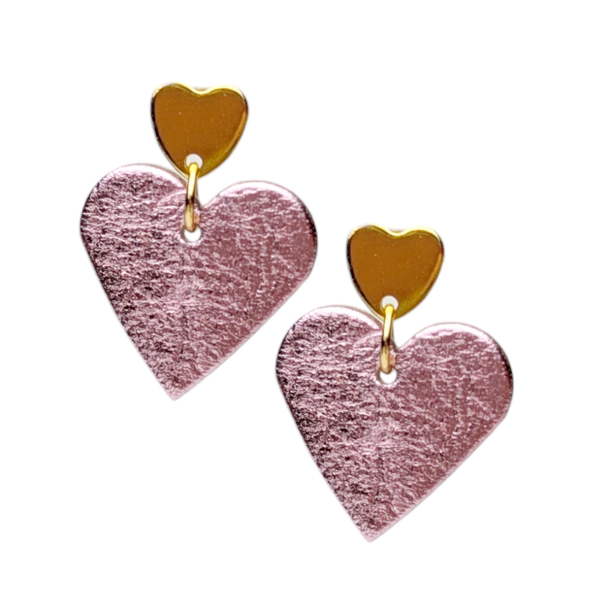 Lovestruck Leigh mini heart stud earrings