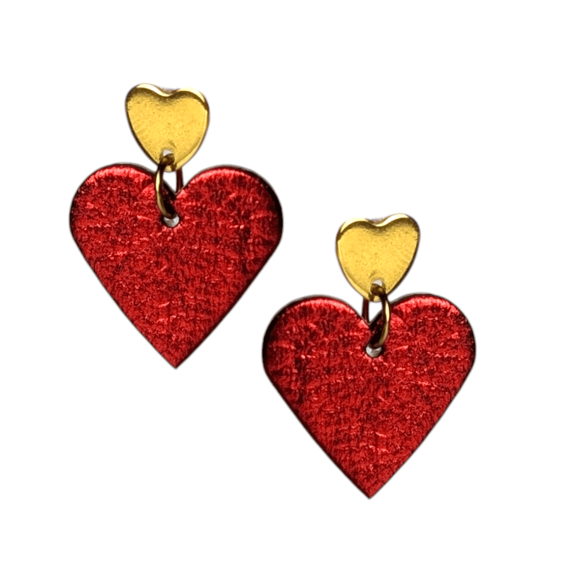Lovestruck Leigh mini heart stud earrings