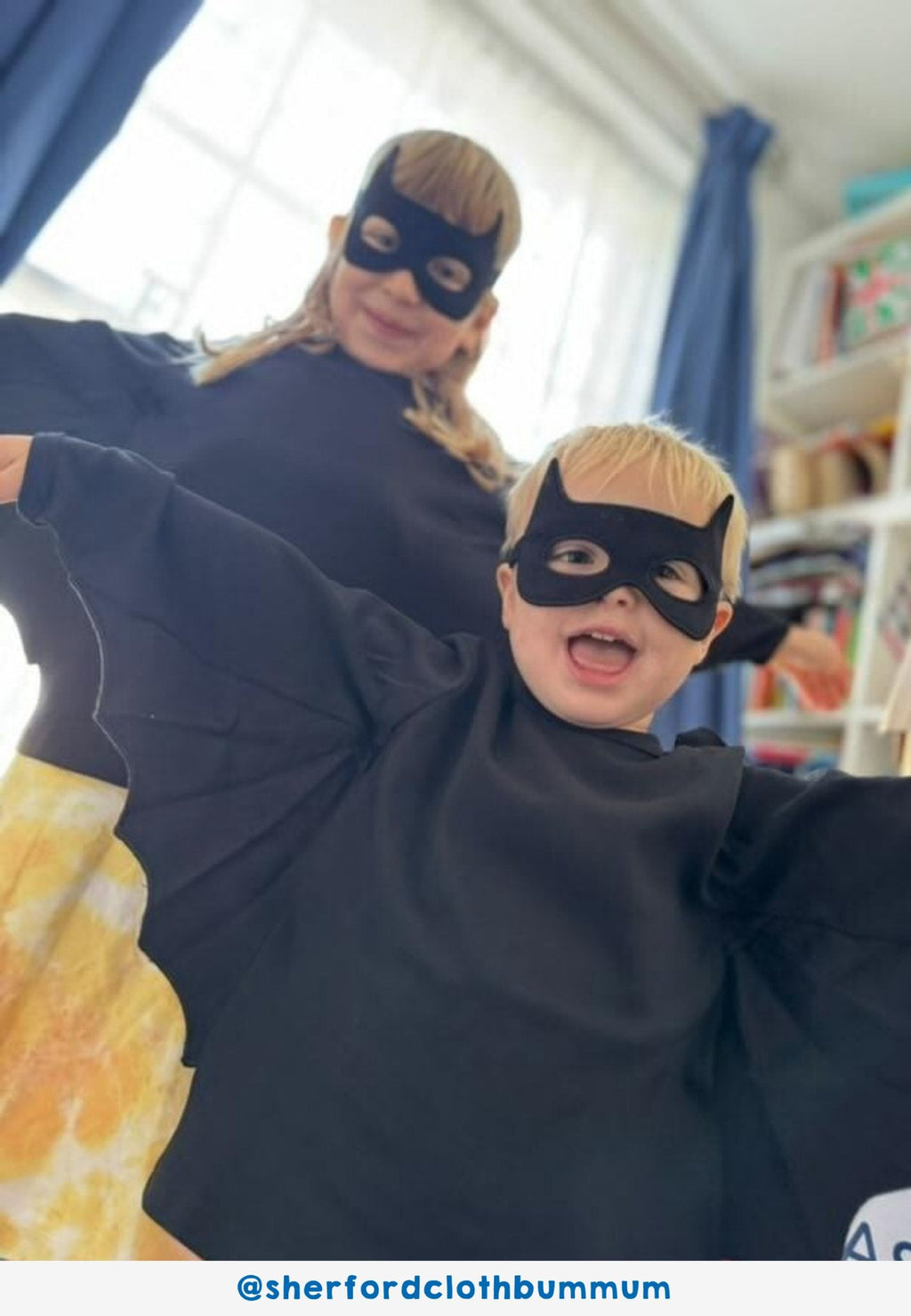 Organic Batwing T-Shirt and Mask Costume Set