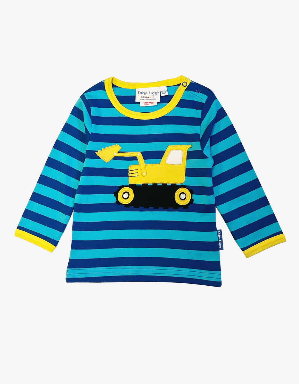 Organic Digger Applique Long Sleeved T Shirt