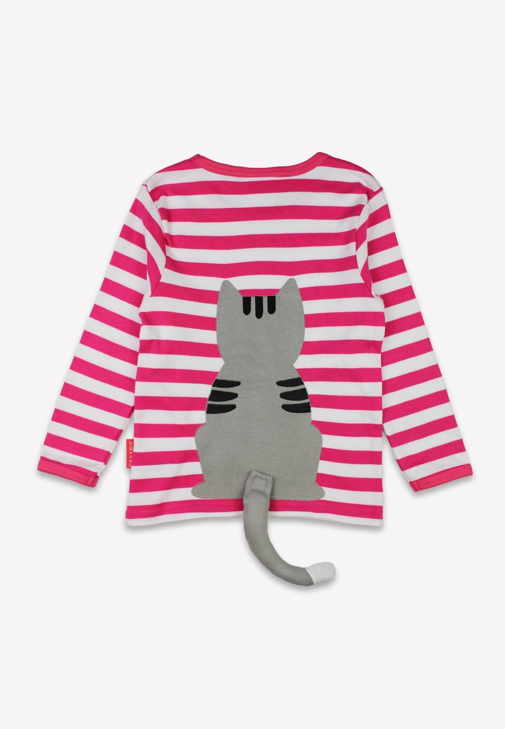Organic Pink Kitten Long Sleeved T Shirt
