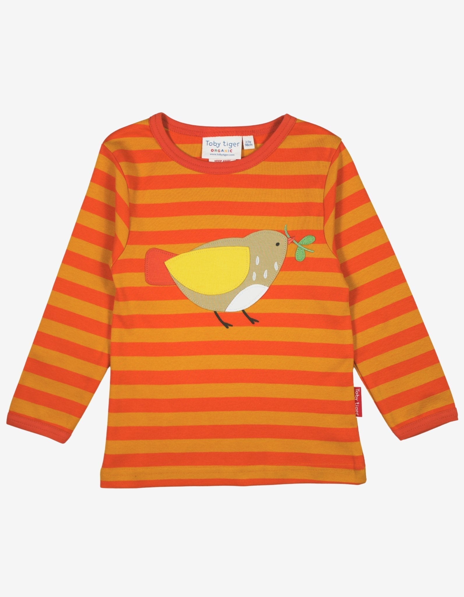 Organic Sparrow Applique Long Sleeved T Shirt