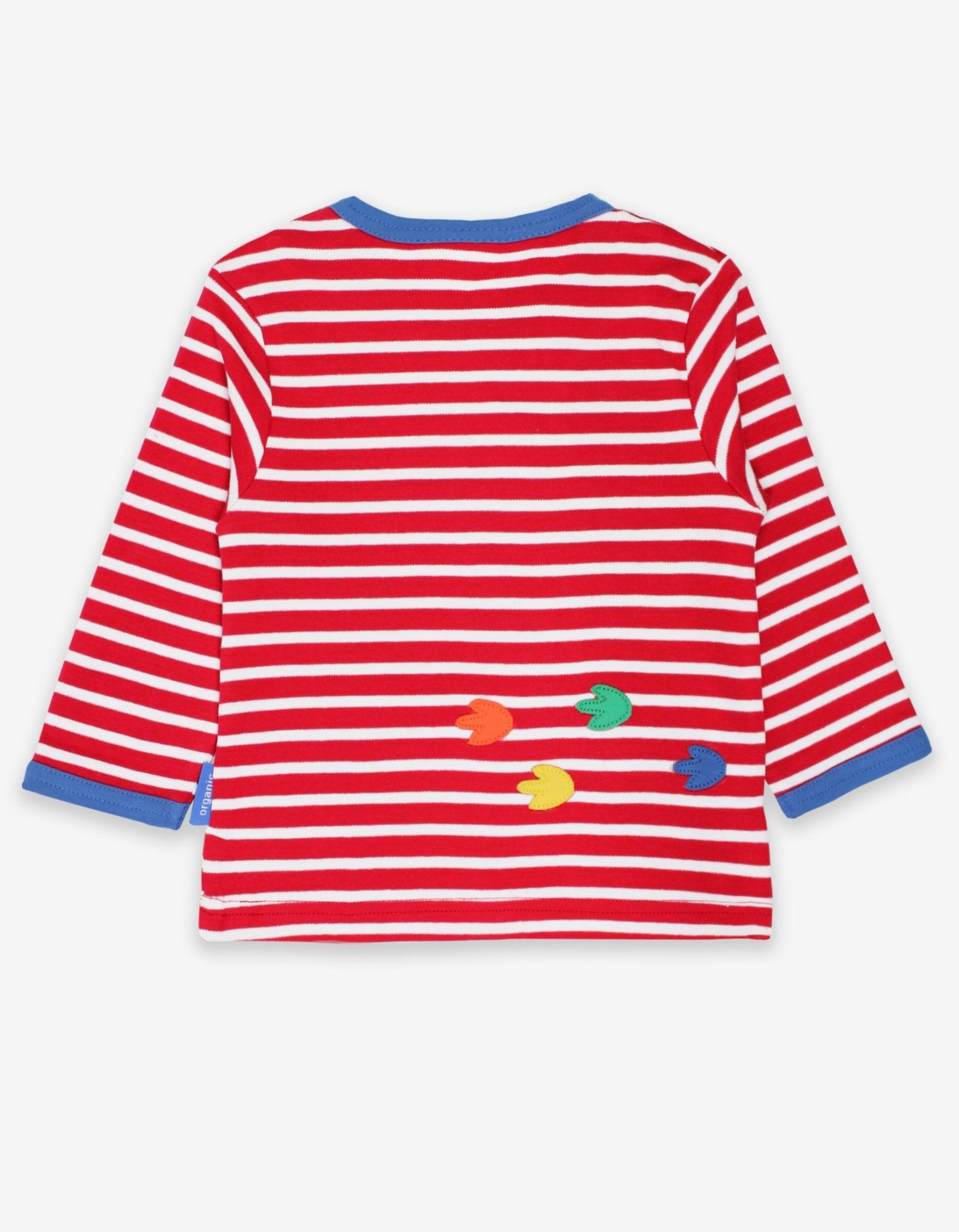 Organic Triceratops Applique Long Sleeved T Shirt