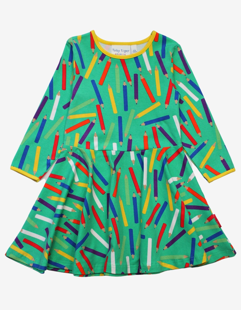 Organic Art Print Skater Dress for Kids