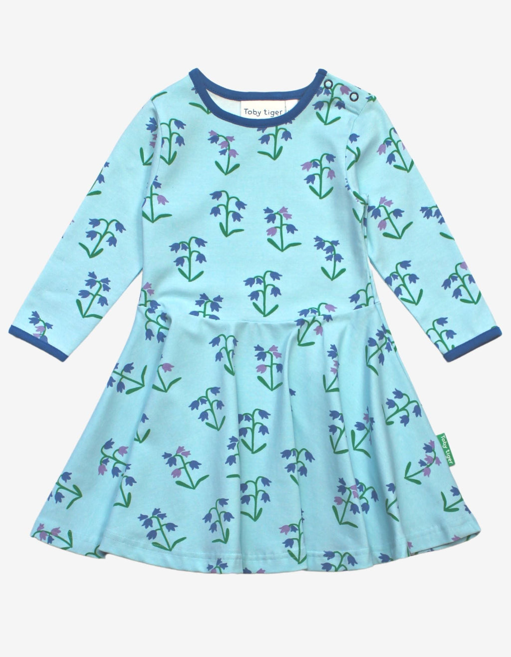 Organic Spring Print Skater Dress for Kids