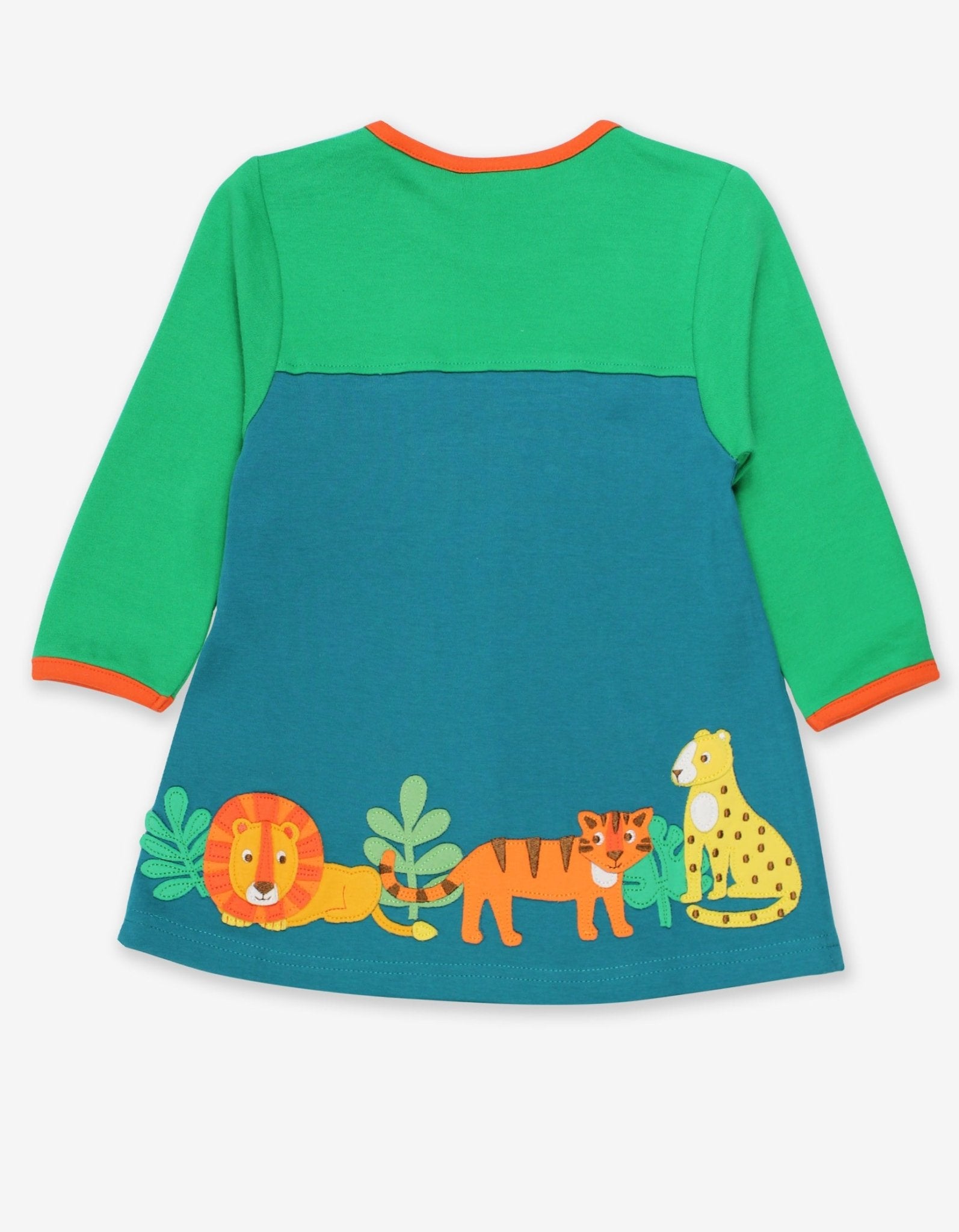 Organic Wild Cats Applique T-Shirt Dress