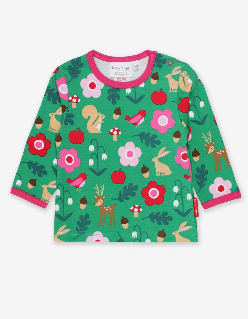 Organic Forest Adventure Long Sleeve Shirt for Kids