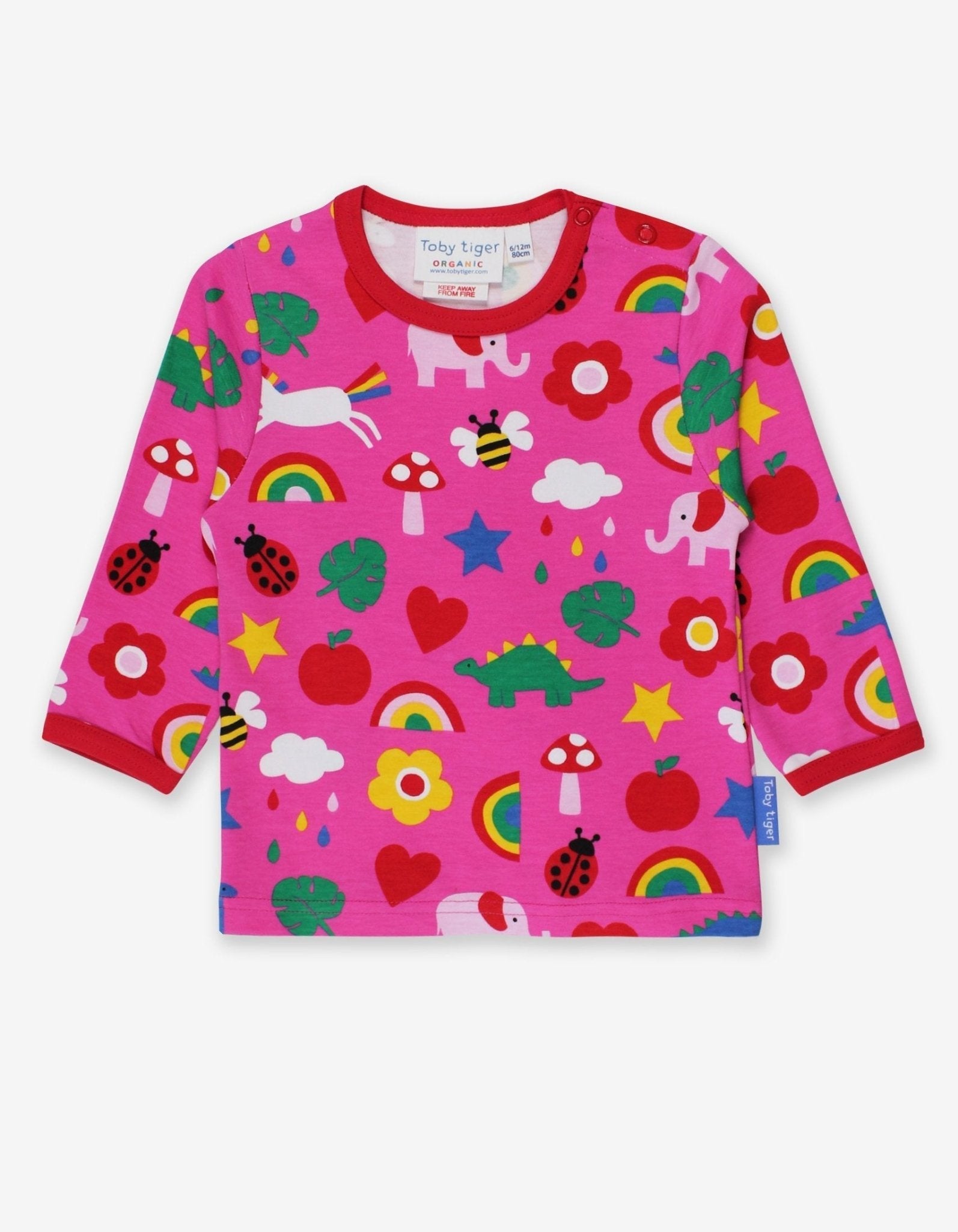 Organic Magical Mix Up Print Long Sleeved T Shirt for Kids