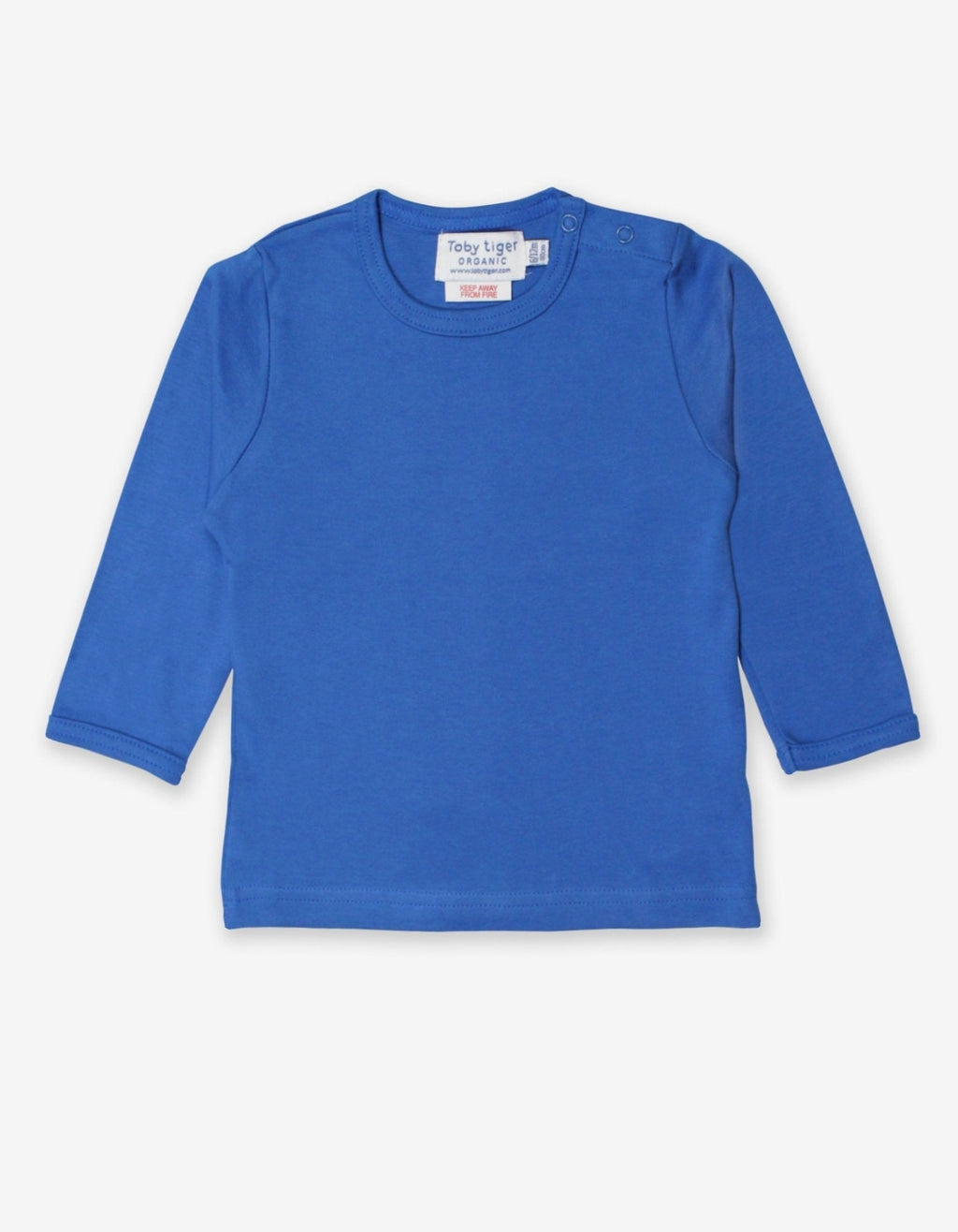 Organic Blue Long Sleeved T Shirt