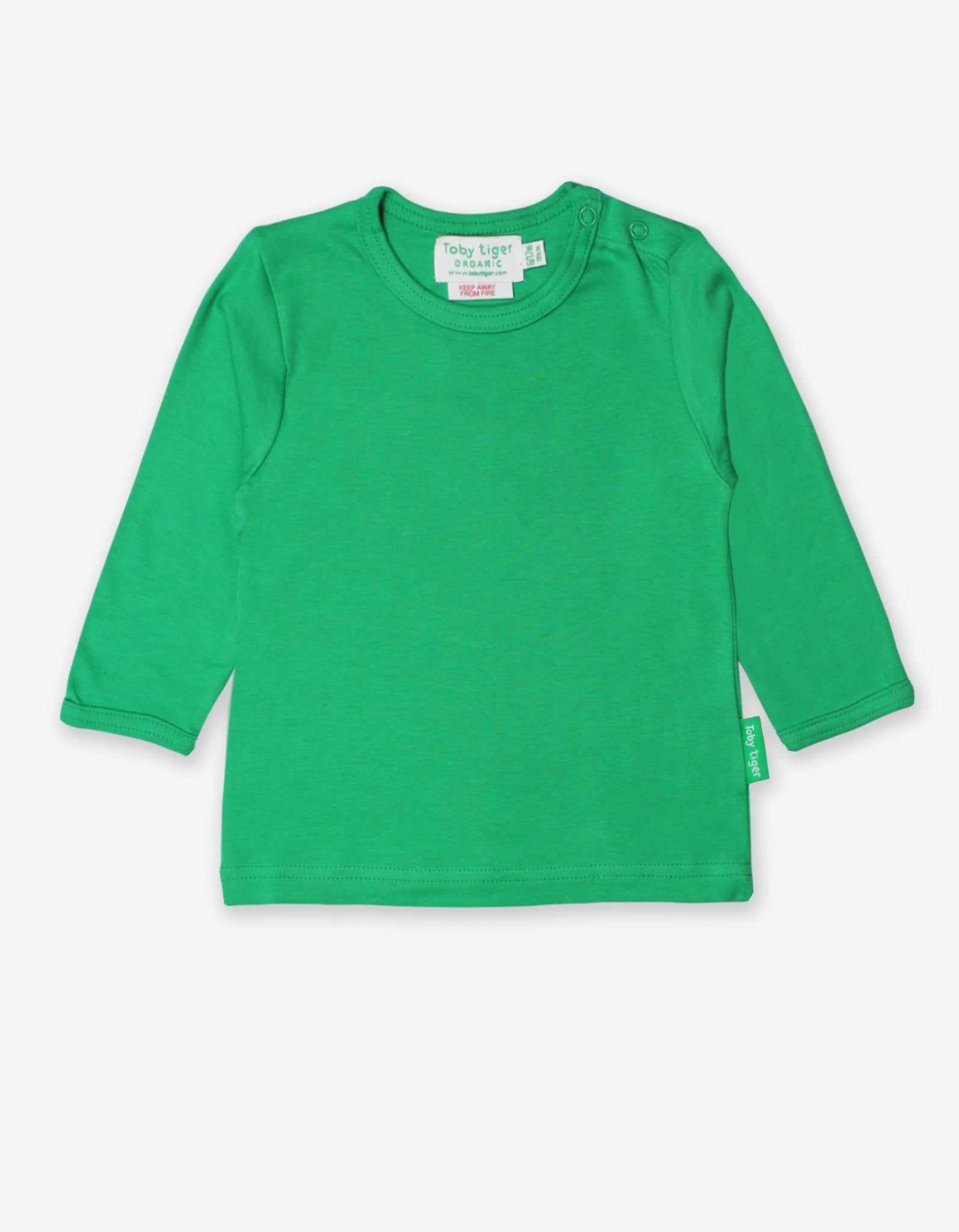Organic Green Long Sleeve T Shirt