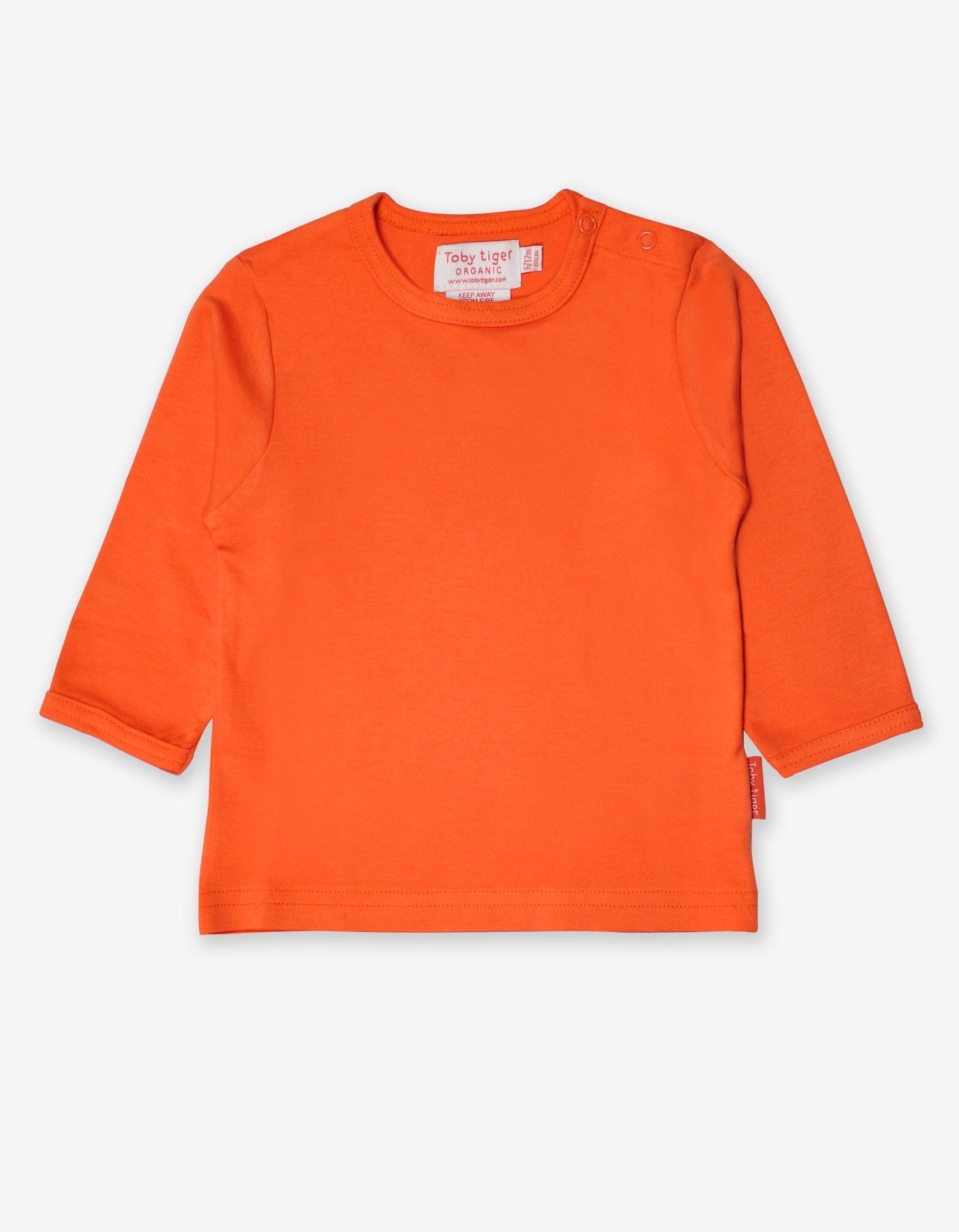 Organic Orange Long Sleeved T-Shirt