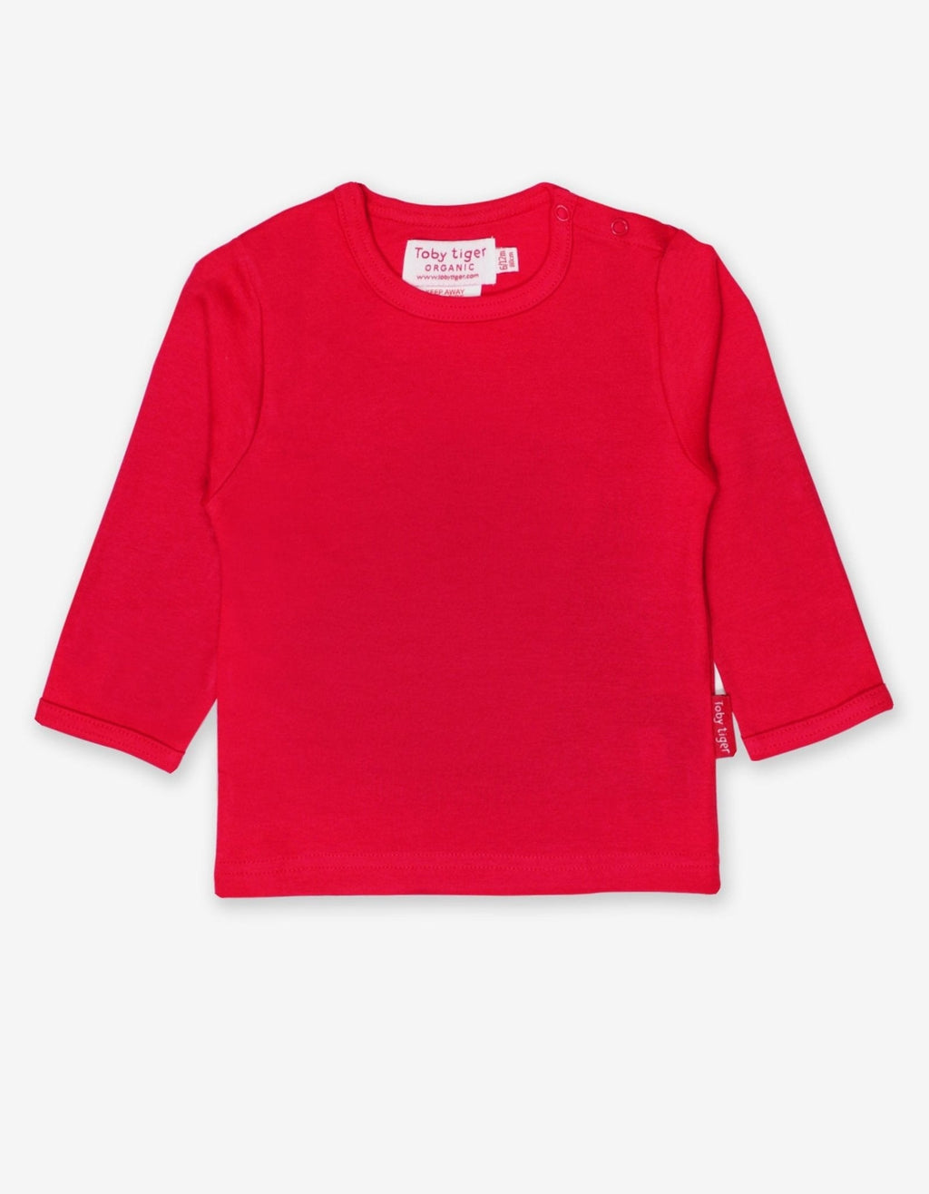 Organic Red Long Sleeve T-Shirt
