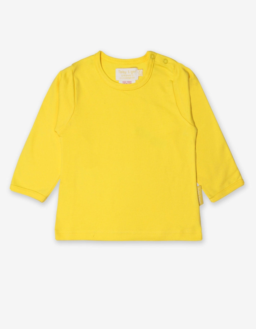 Organic Yellow Long Sleeved T-Shirt
