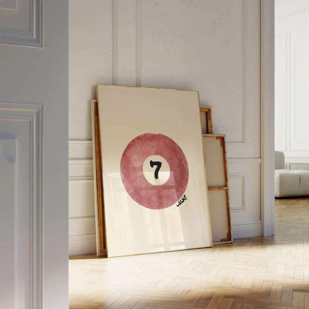 Lucky Number 7 Print