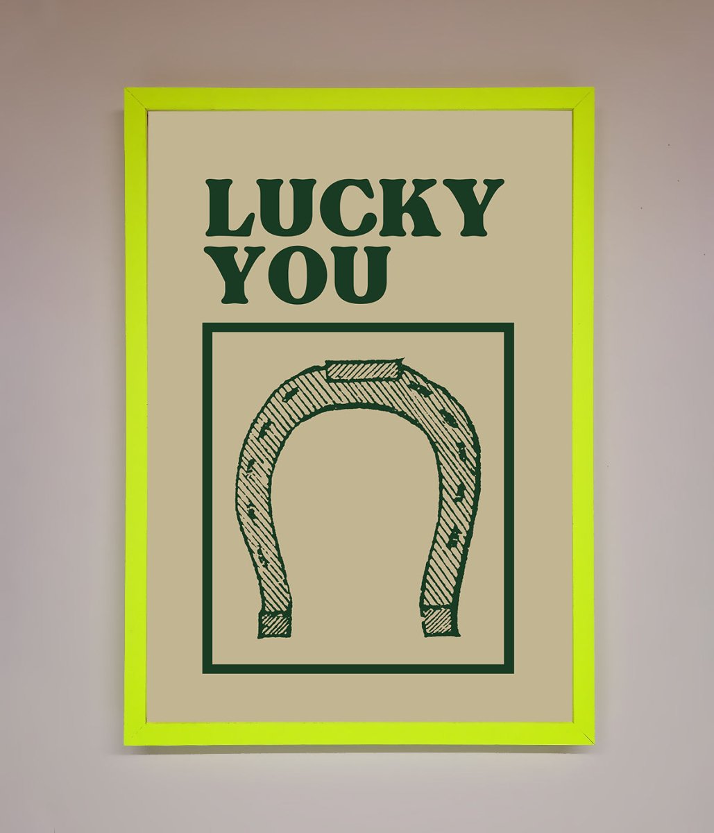 Lucky You Framed Wall Art