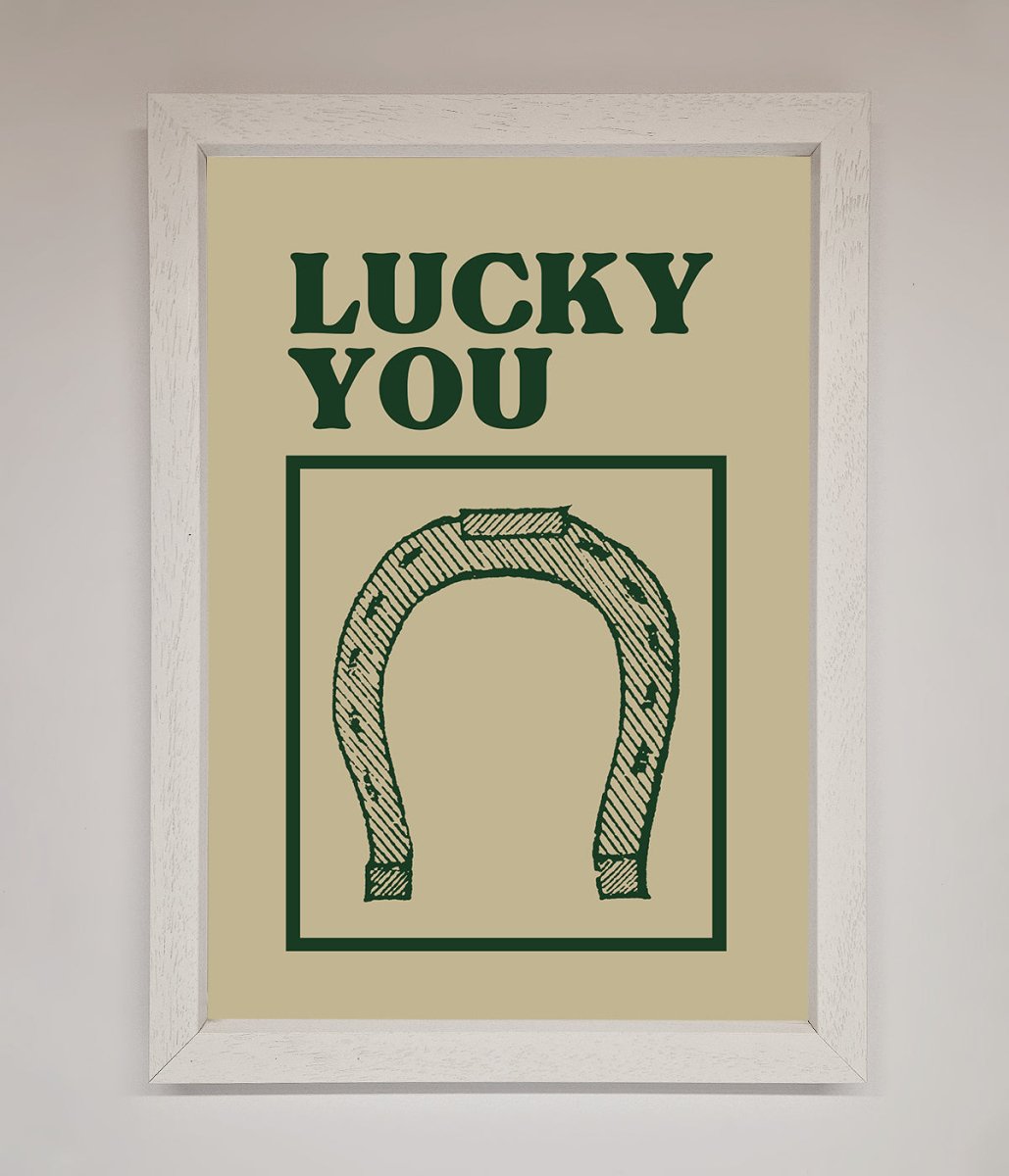 Lucky You Framed Wall Art