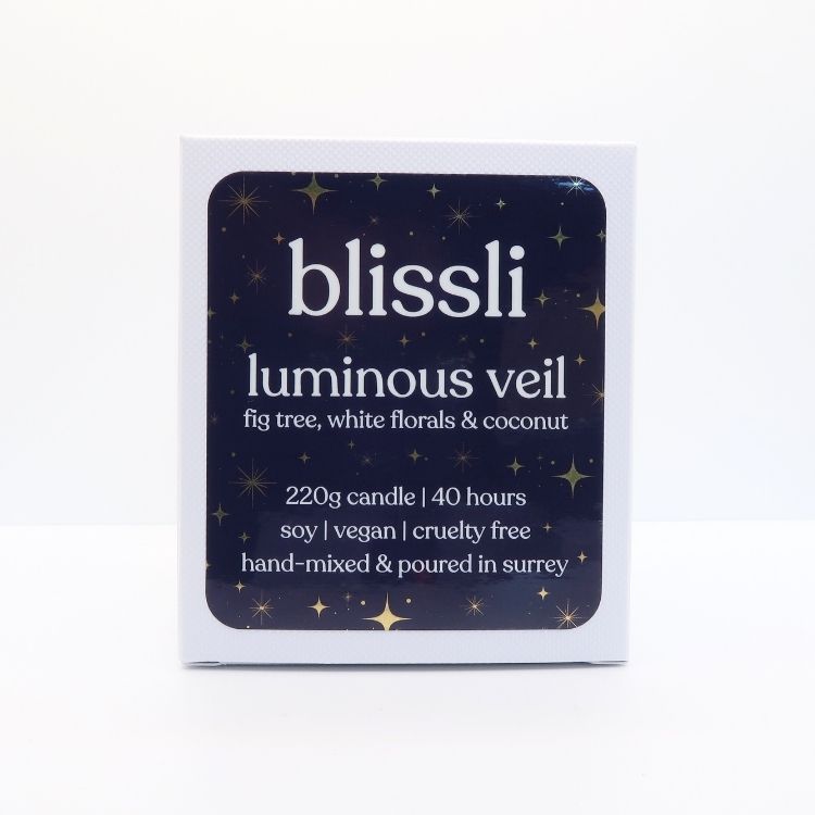 Luminous Veil Soy Candle Fig Tree White Florals Coconut 220g