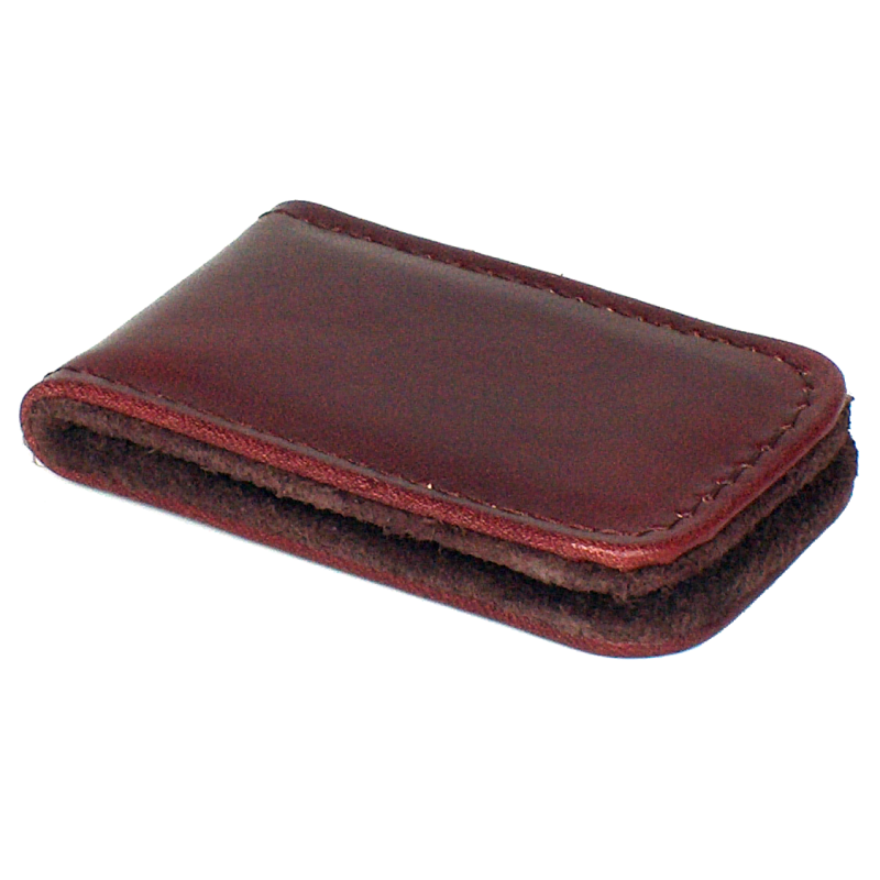 Handmade Leather Magnetic Money Clip – Crafted in Estonia by Papillon at www.brixbailey.com