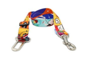 soft martingale dog collar for travel, shown in gentle morning light on a calm walk