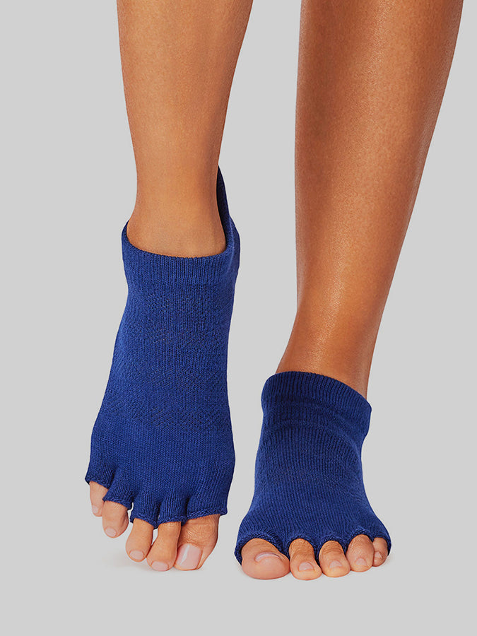 Low Rise Half Toe Yoga Grip Socks for Women