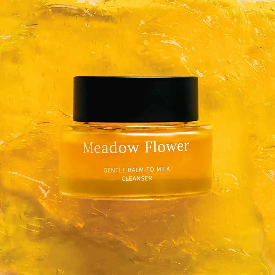 Luxurious Meadow Flower Balm-to-Milk Cleanser – 100% Natural & Vegan by Usva Cosmetics at www.brixbailey.com