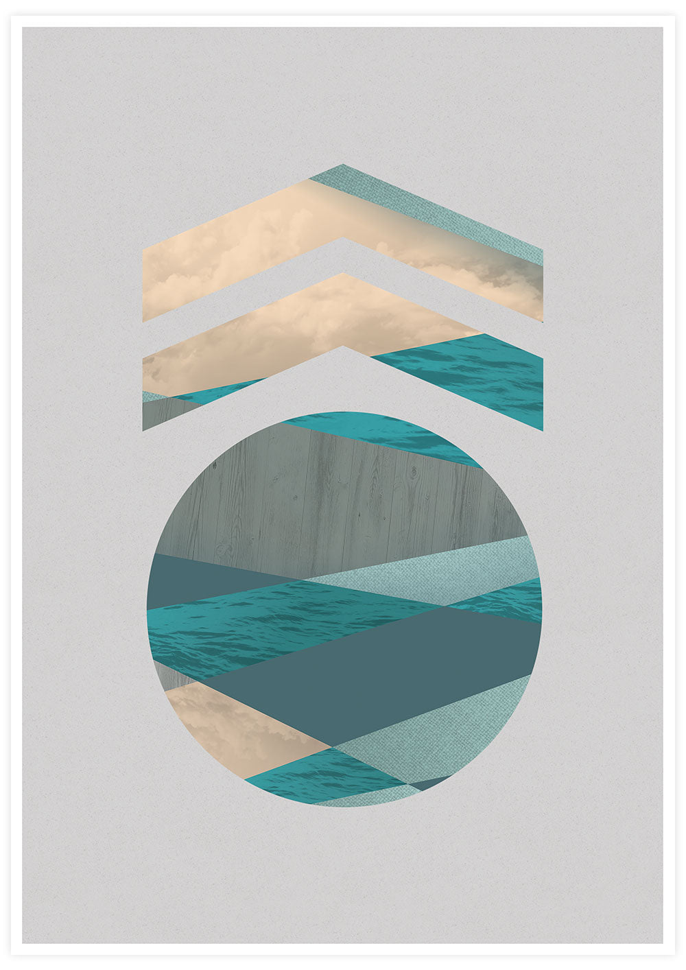 Medal Stylish Geometric Art Print