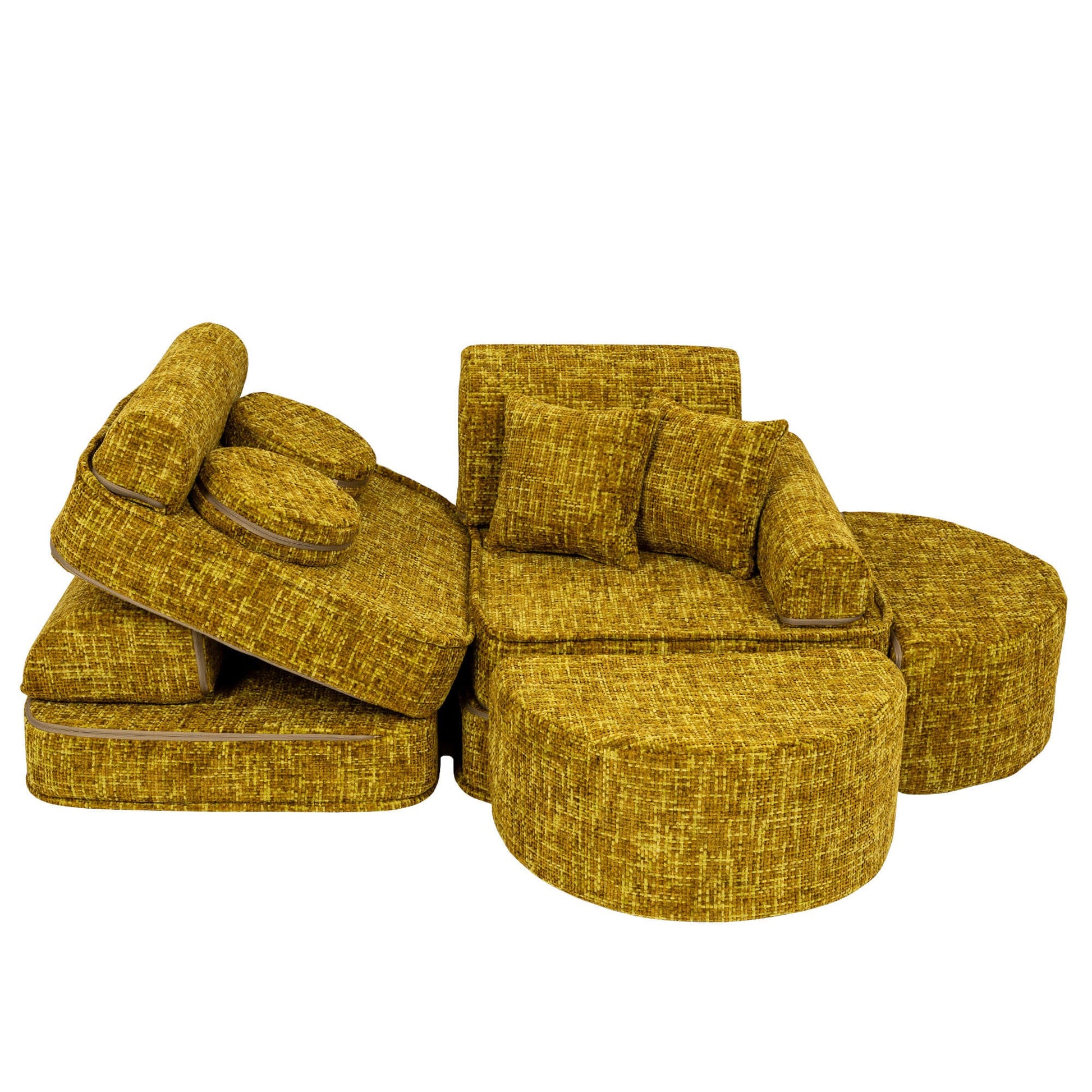 The MeowBaby Modular Sofa - Stylish, Safe & Versatile Children's Furniture by MeowBaby at www.brixbailey.com