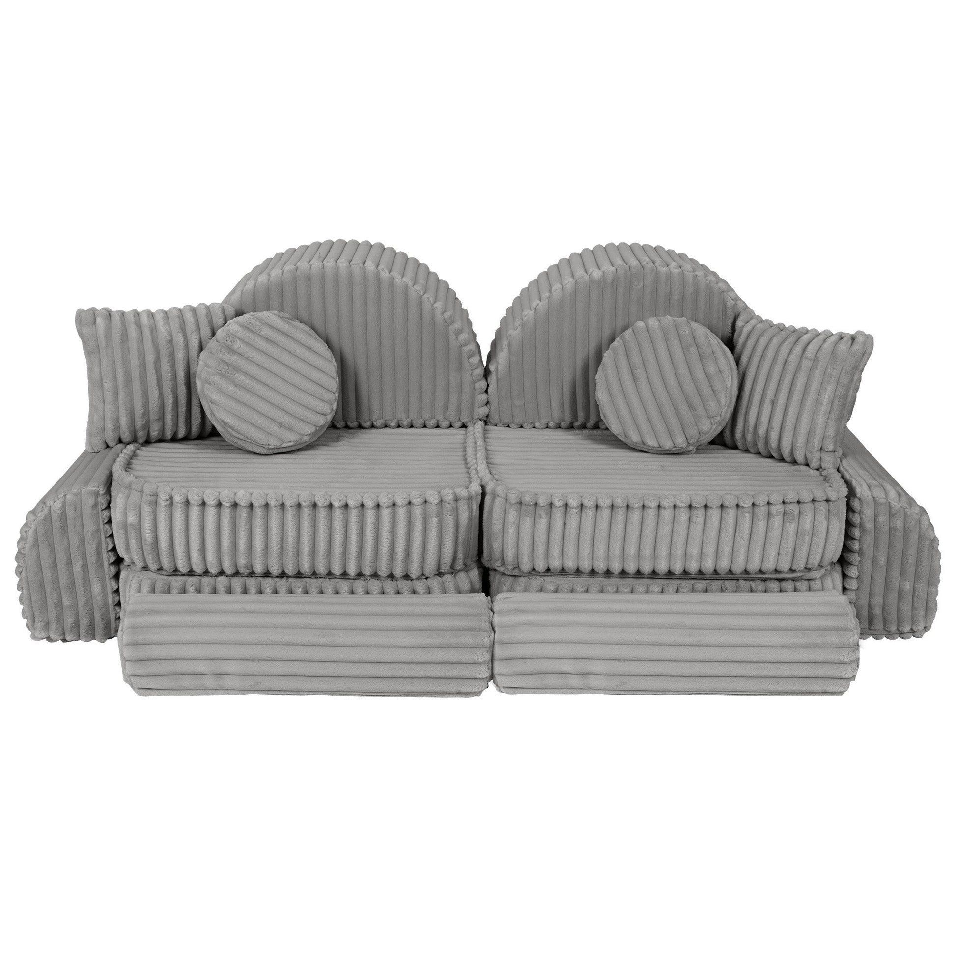 Compact Kid's Sofa from Churros Collection - Stylish, Safe & Versatile for Modern Spaces by MeowBaby at www.brixbailey.com