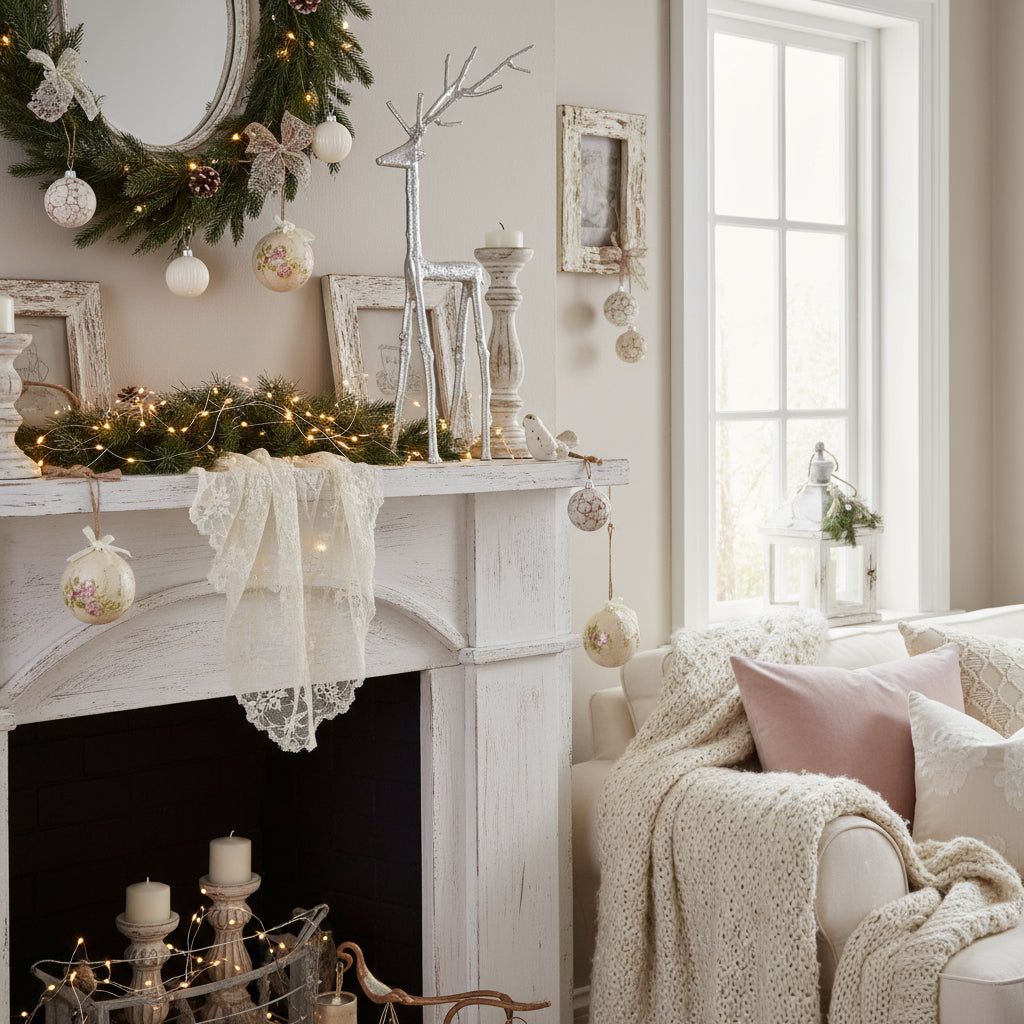 Majestic silver stag ornament with metallic finish, 56cm tall, detailed wildlife decor for modern or traditional interiorsby sostter at brixbailey.com