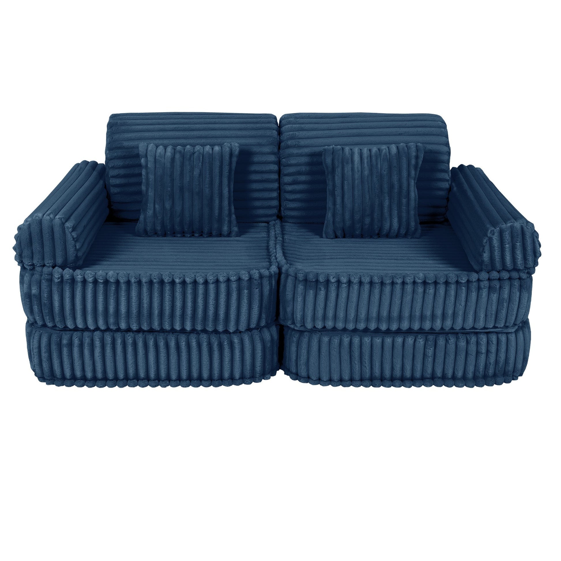Medium Kids Sofa - Compact, Stylish & Comfortably Versatile for Children's Rooms by MeowBaby at www.brixbailey.com