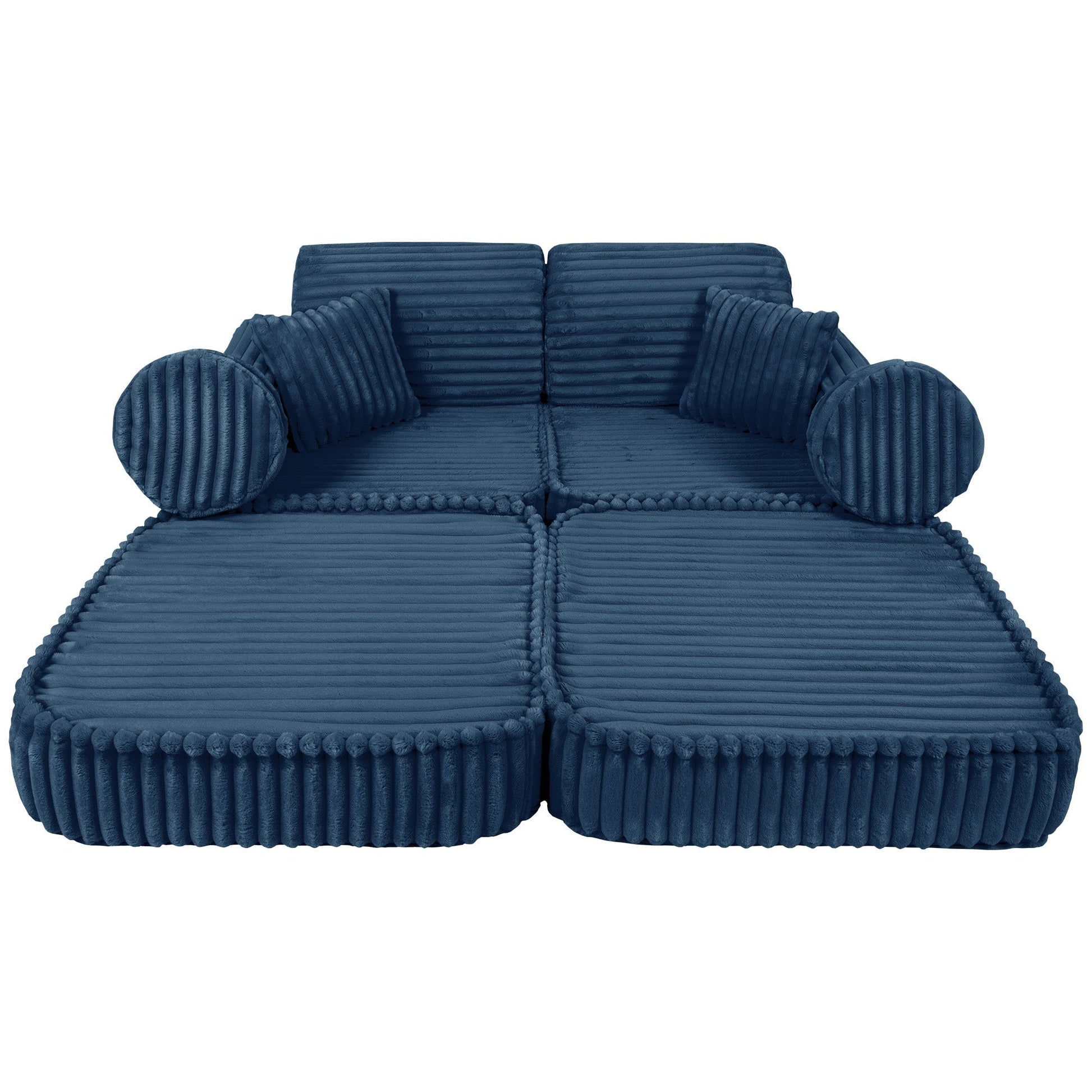 Medium Kids Sofa - Compact, Stylish, and Comfortable - Versatile & Safe for Children by MeowBaby at www.brixbailey.com